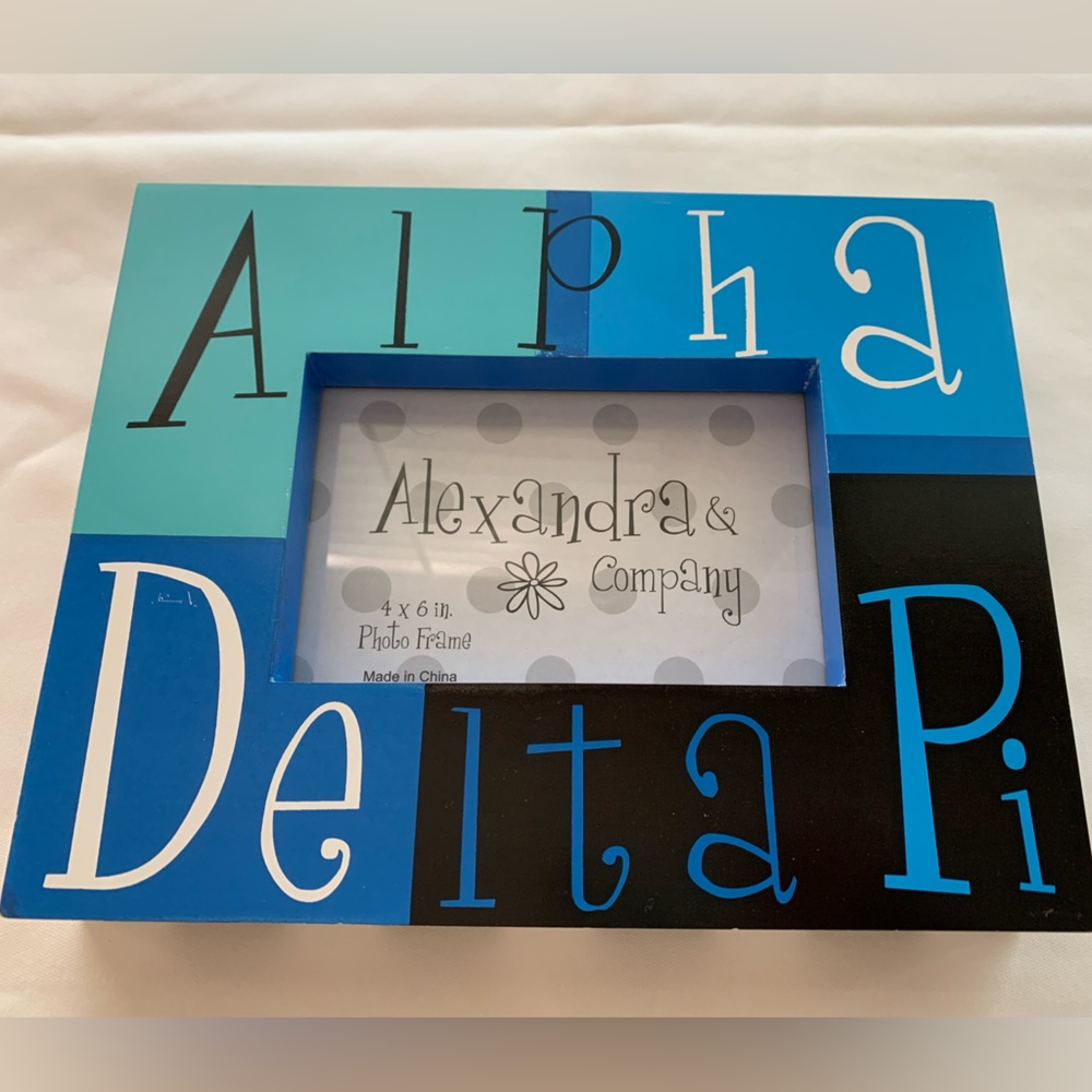 Alpha Delta Pi Adpi Frame Blue